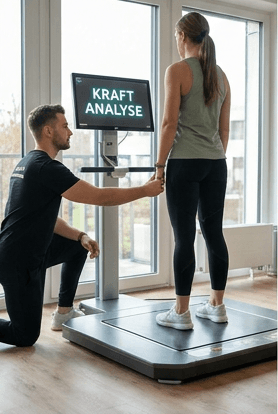 Aktive Einzelbetreuung durch eine Physiotherapeutin